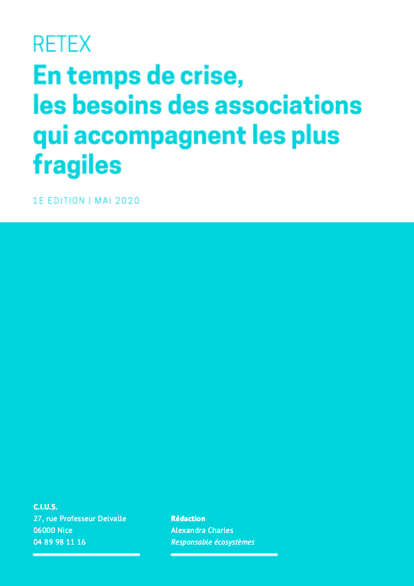 Retex : En temps de crise, les besoins des associations qui accompagnent les plus fragiles. 